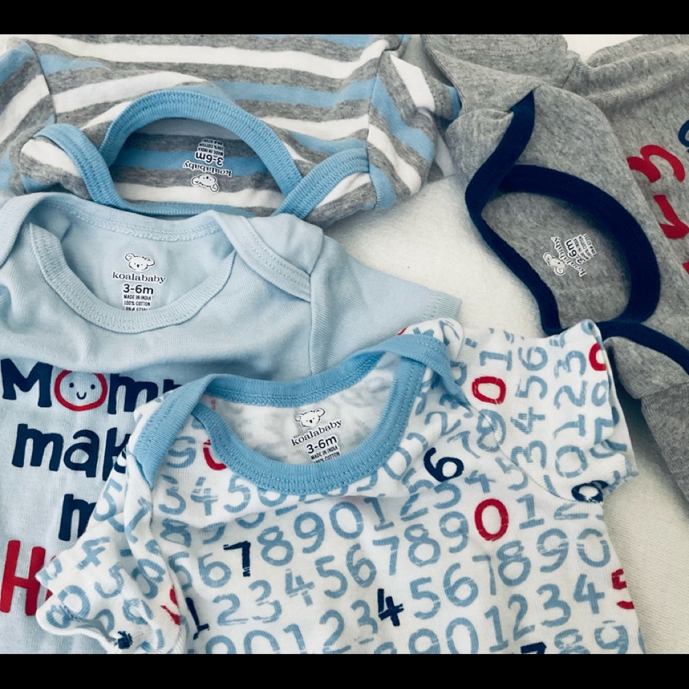 Koalas baby’s ONESIES 4 pieces - Picture 4 of 6